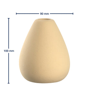 Keramikvase LUMINOSA 10 cm gelb