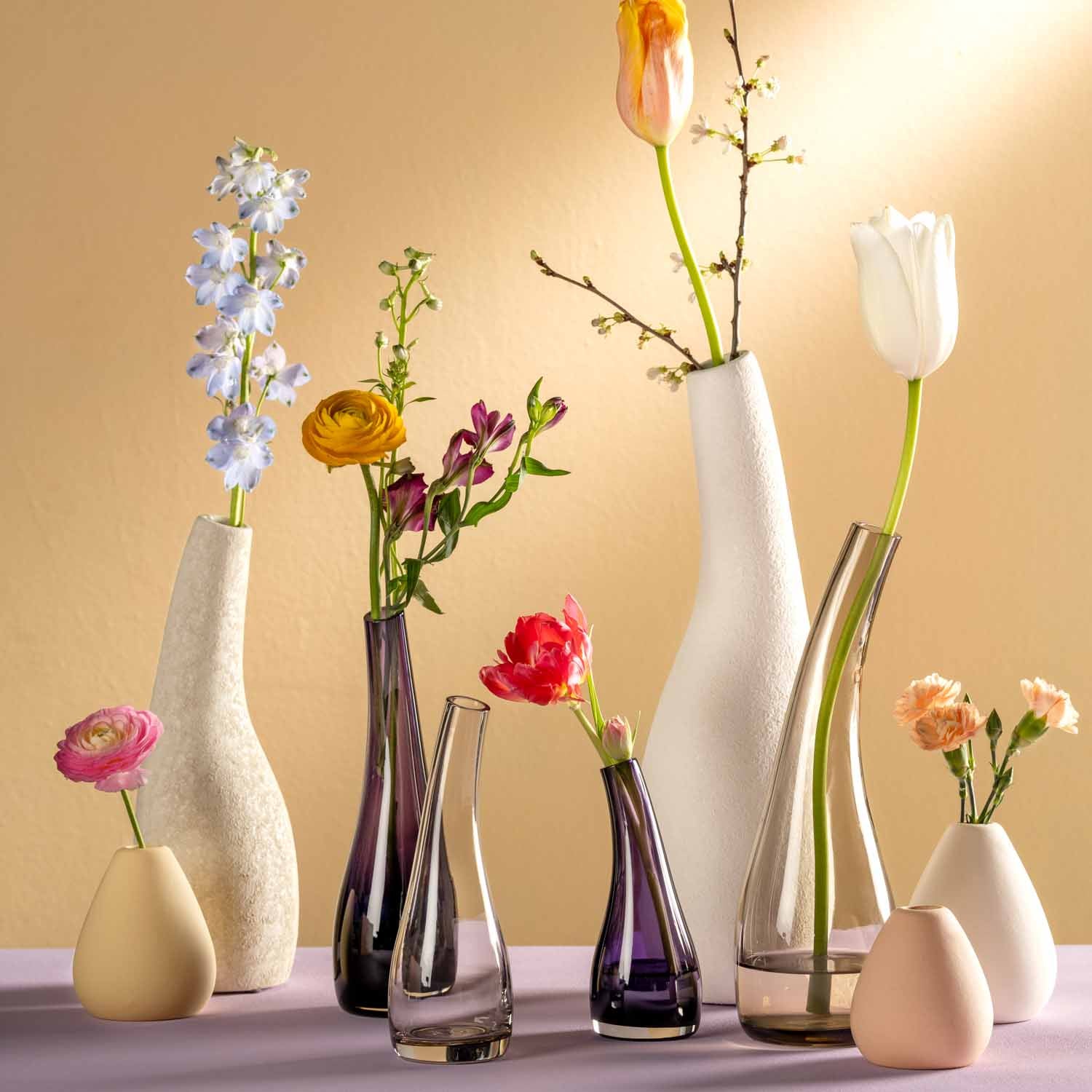 Keramikvase LUMINOSA 10 cm gelb