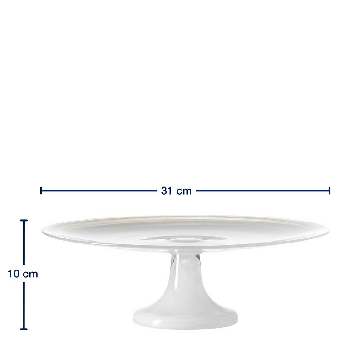 Platte ALABASTRO 31 cm weiß