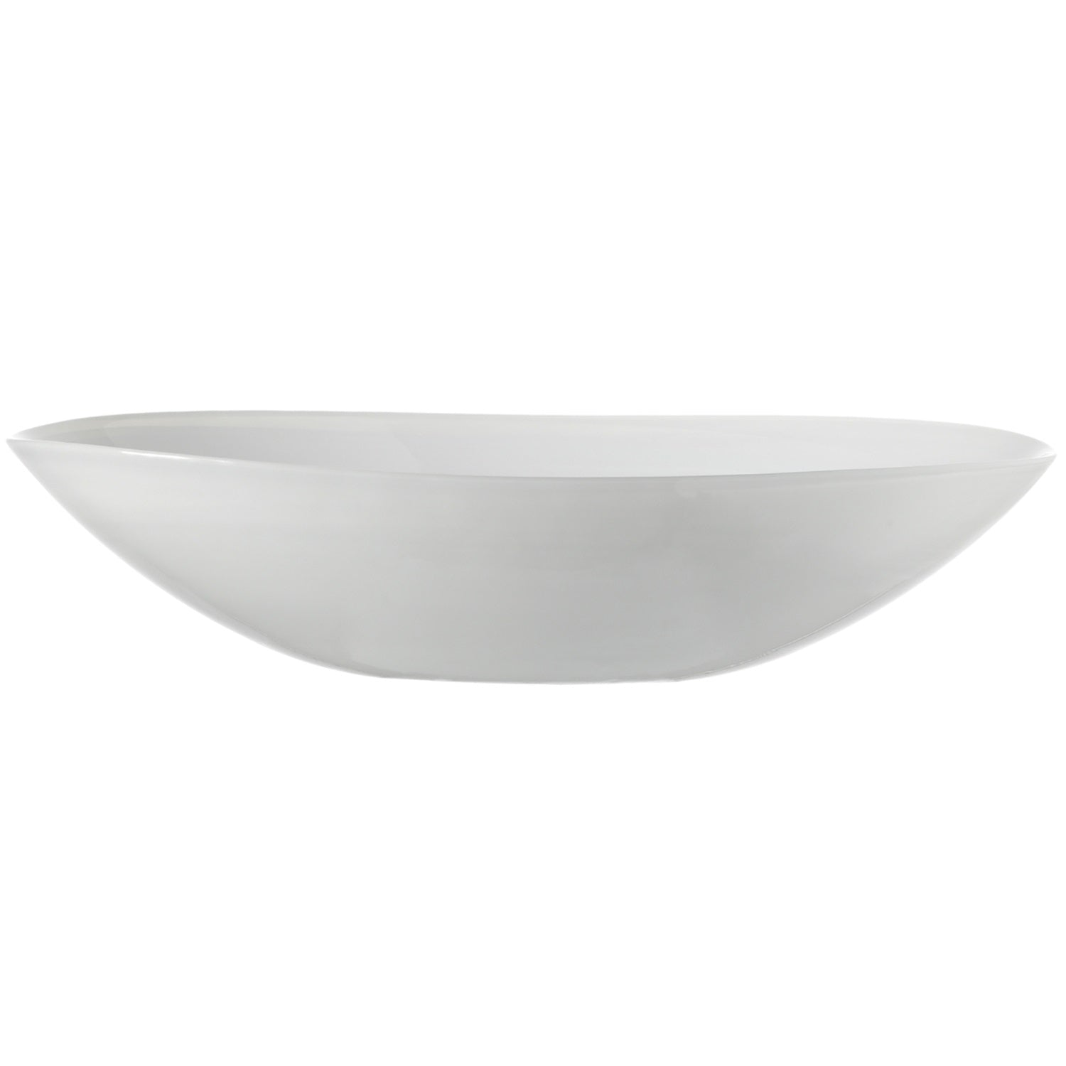 Schale ALABASTRO 32 cm weiß oval