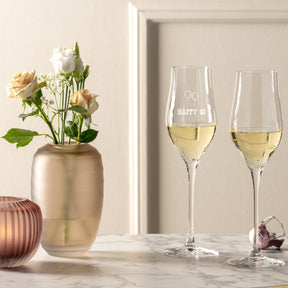 Champagnerglas BRUNELLI 340 ml mit persönlicher Gravur