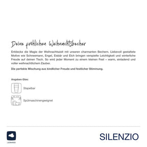 Trinkglas SILENZIO 330 ml Elch