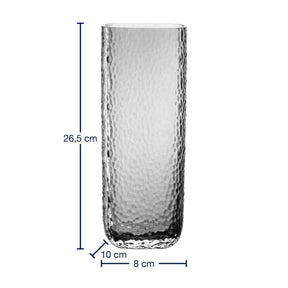 Vase MARTELLO 27 cm grau