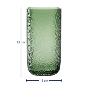 Vase MARTELLO 29 cm grün