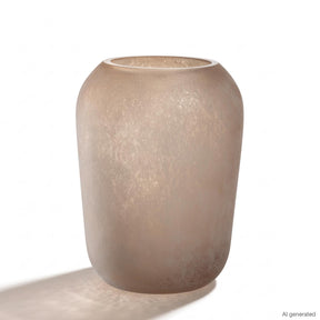 Vase TROGOLO 22 cm beige