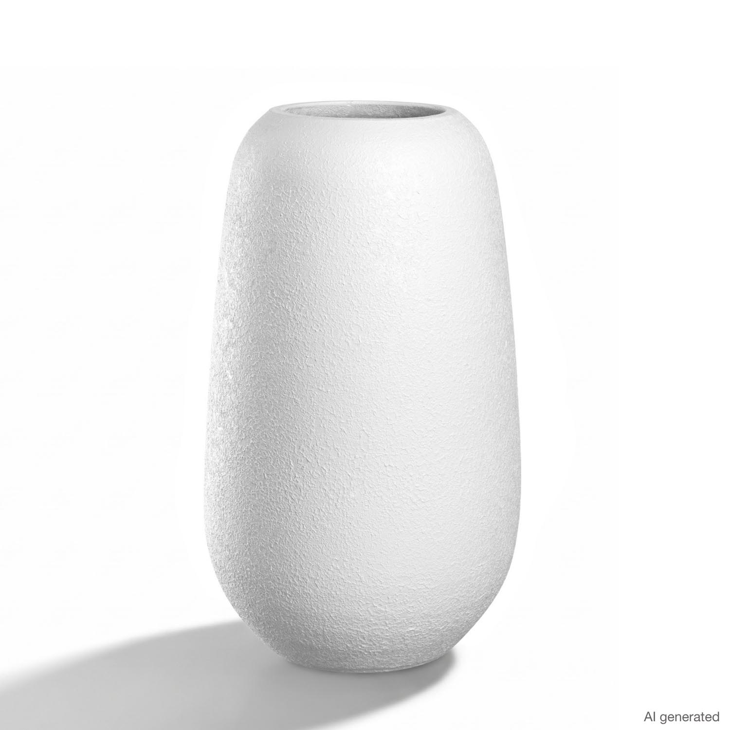 Keramikvase TROGOLO 30 cm weiß