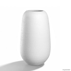 Keramikvase TROGOLO 30 cm weiß