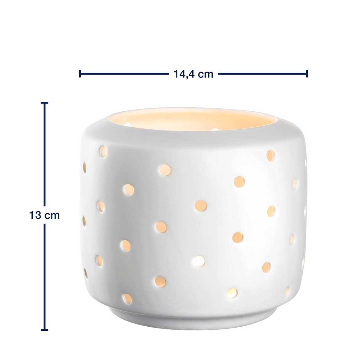 LED Laterne LAGO 13 cm