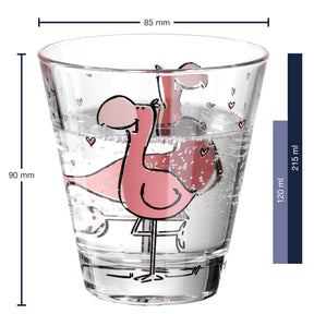 Kindertrinkset BAMBINI 3-teilig Flamingo