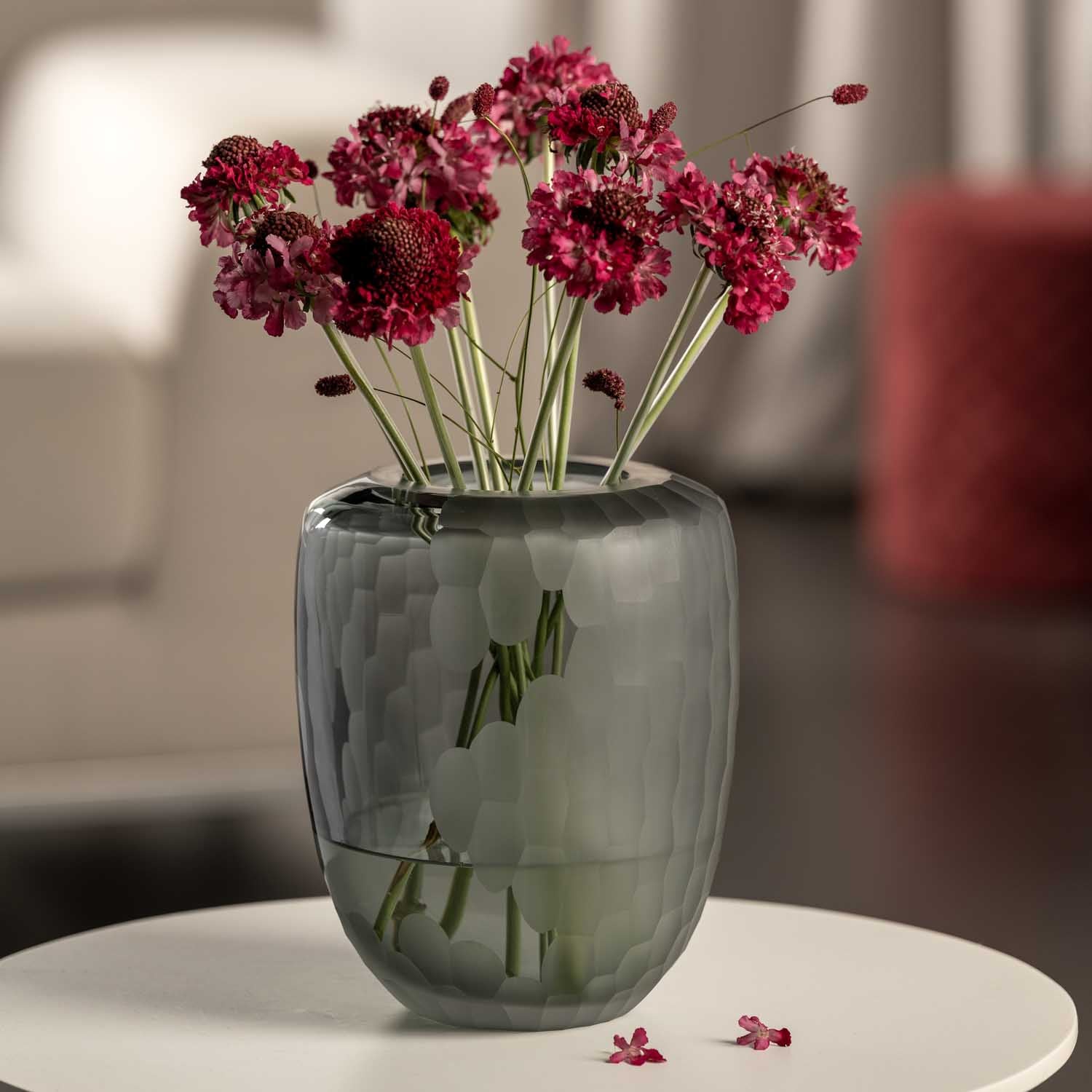 Vase BELLAGIO 22 cm anthrazit