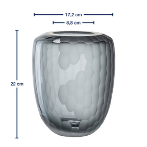 Vase BELLAGIO 22 cm anthrazit