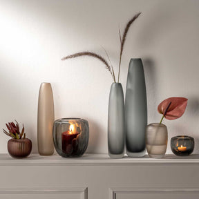 Vase BELLAGIO 18 cm anthrazit