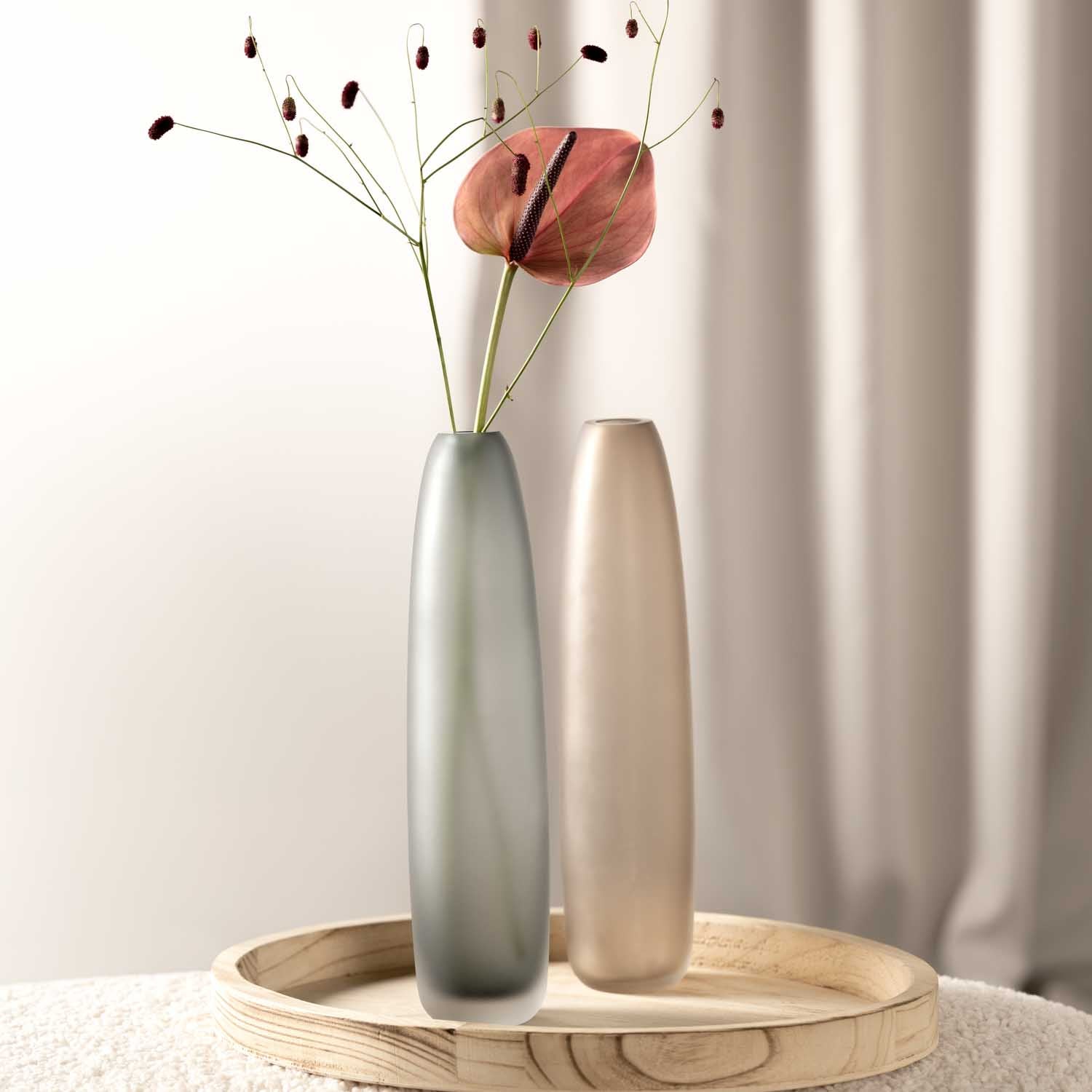 Bodenvase BELLAGIO 34 cm beige