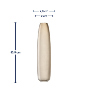 Bodenvase BELLAGIO 34 cm beige