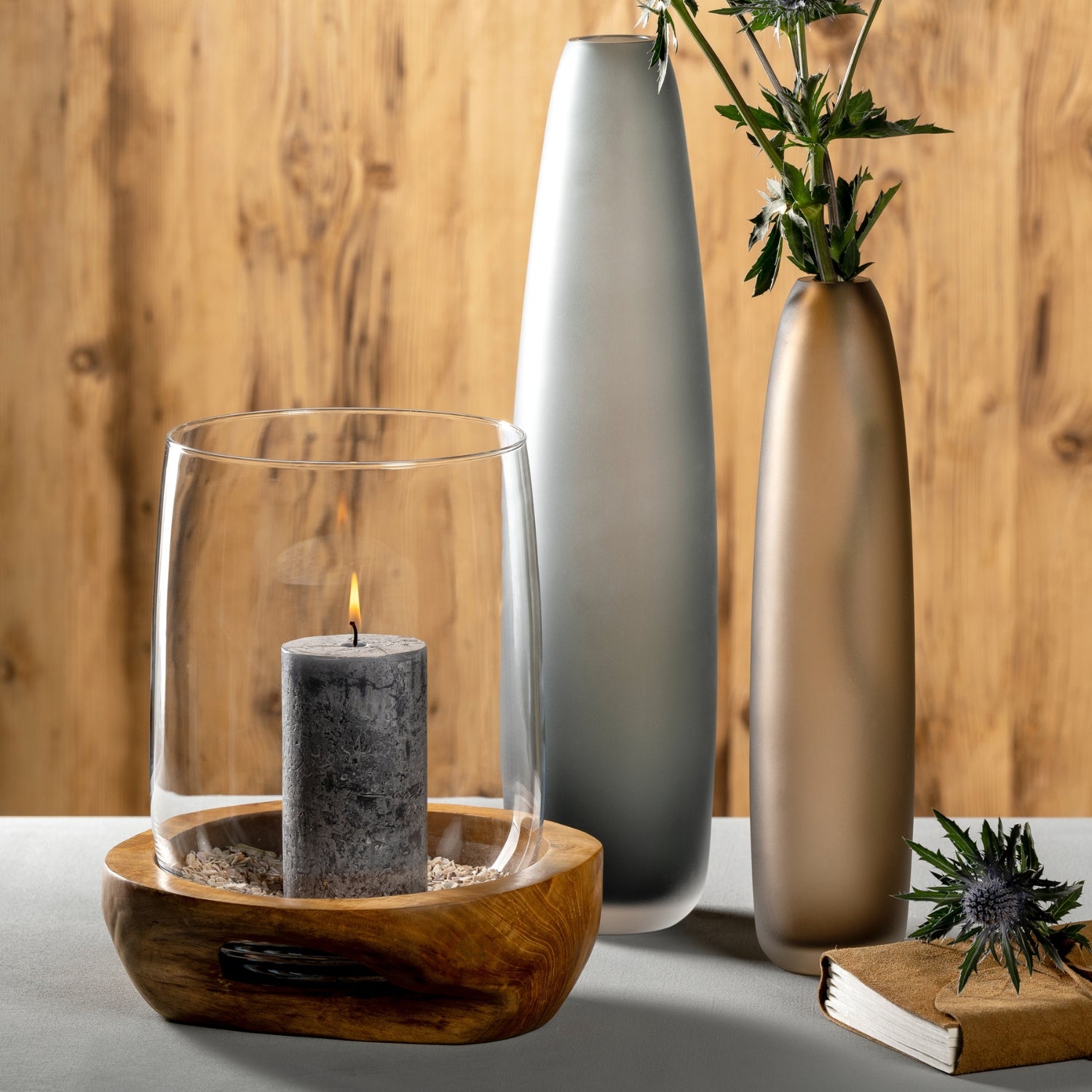 Bodenvase BELLAGIO 34 cm beige