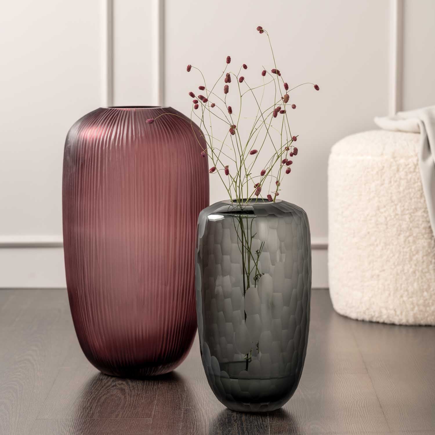 Bodenvase BELLAGIO 52 cm beere