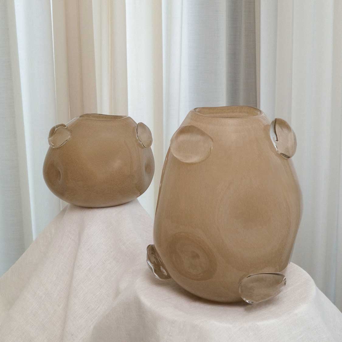 Vase HAZEL 16 cm beige