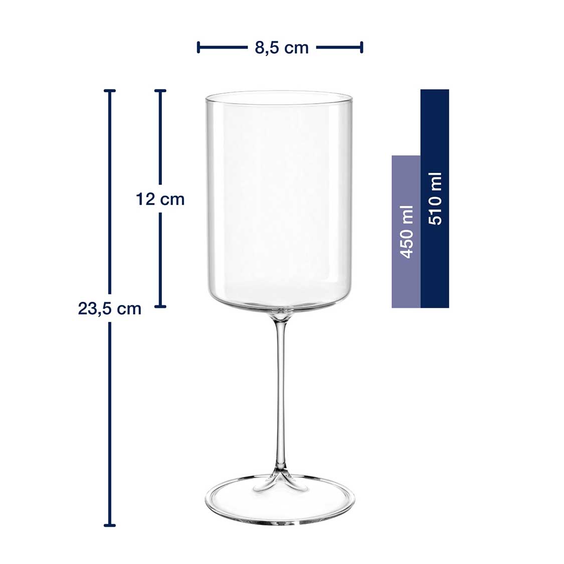 Kelchglas BASSO 510 ml 2er-Set