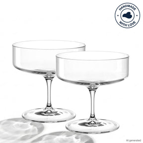 Schale auf Fuß BASSO 320 ml 2er-Set