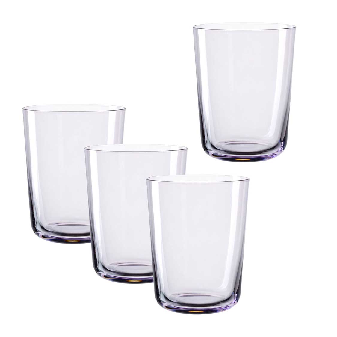 Trinkglas LEGGERO 330 ml lavanda 4er-Set