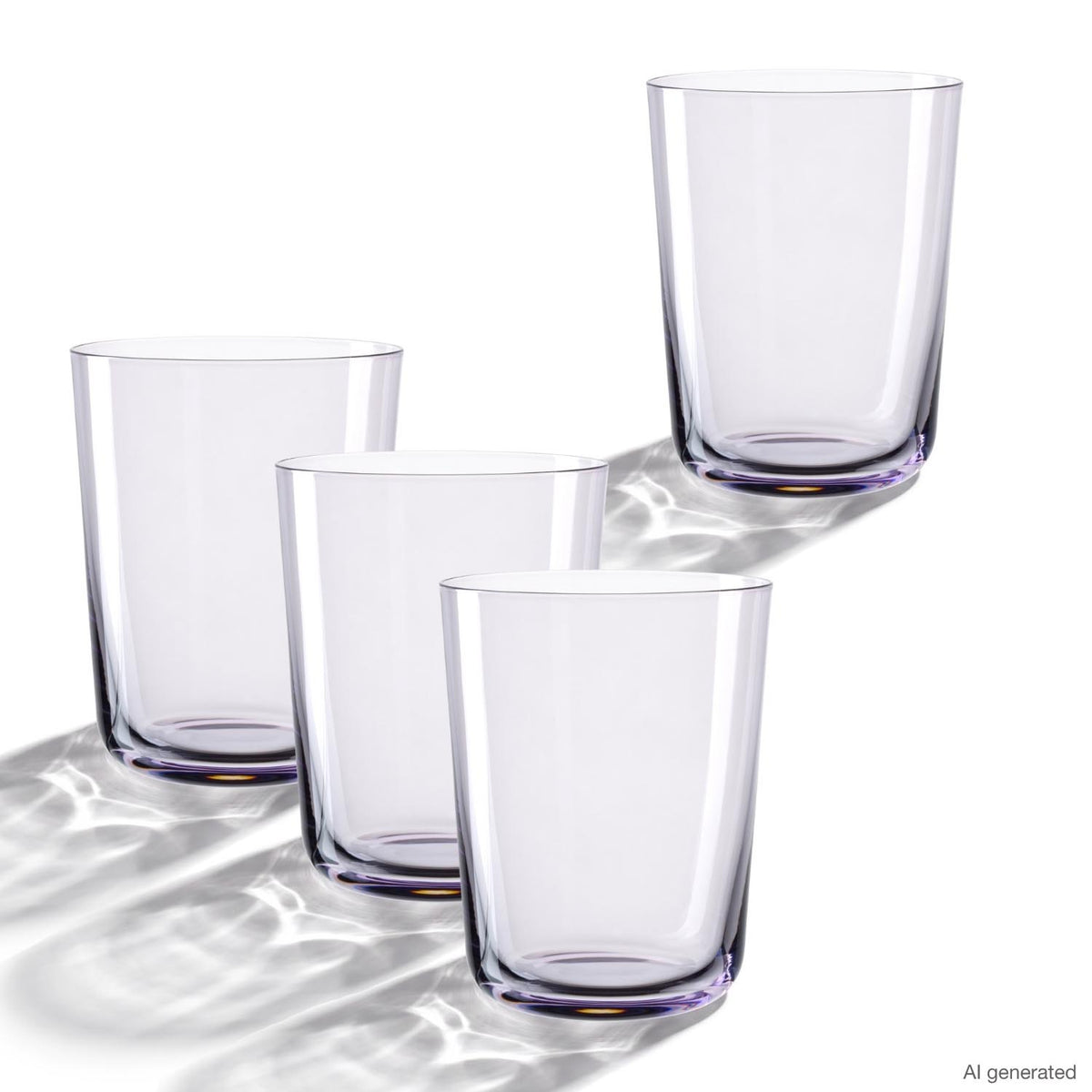 Trinkglas LEGGERO 330 ml lavanda 4er-Set