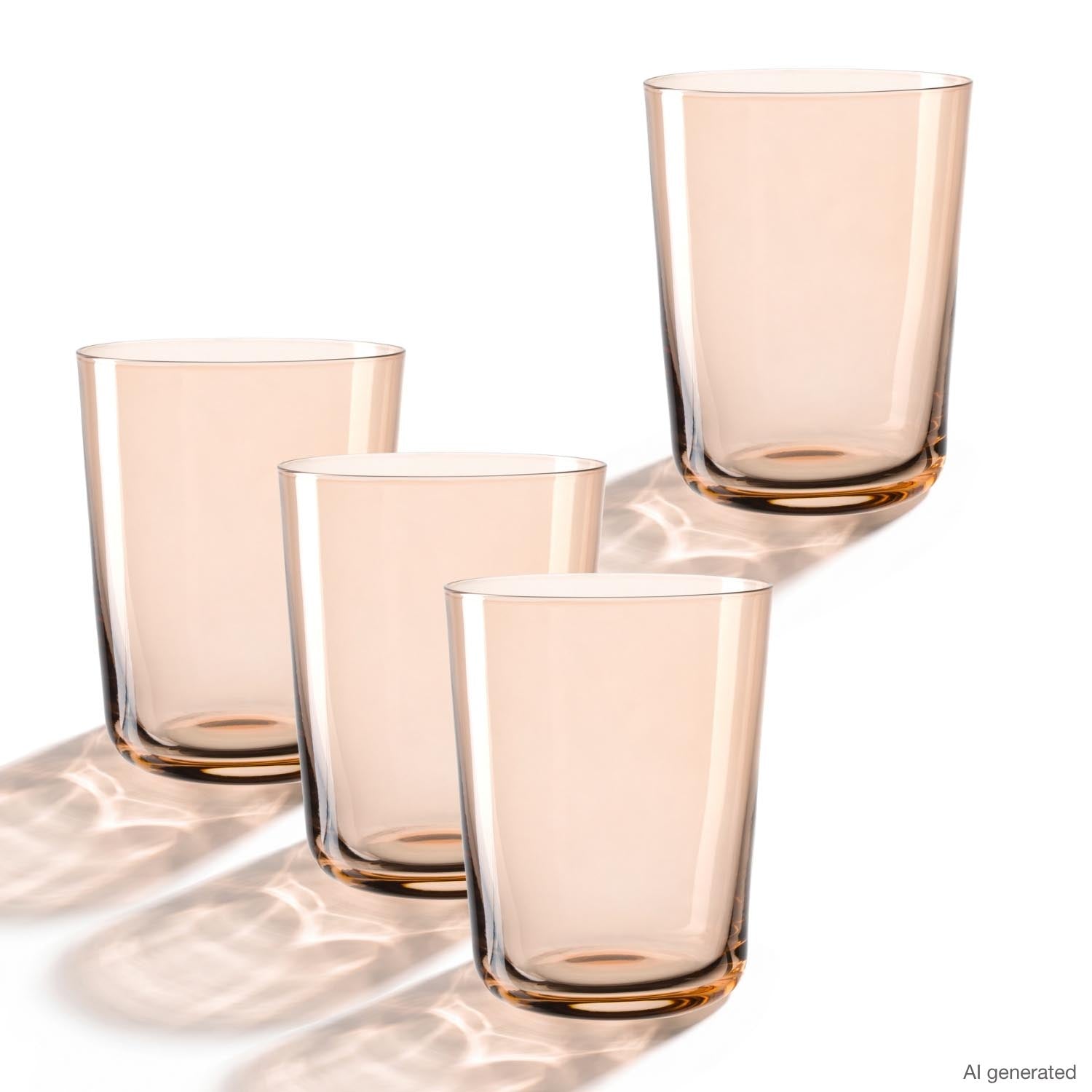 Trinkglas LEGGERO 330 ml cachi 4er-Set