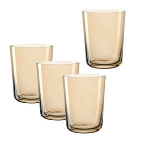 Trinkglas LEGGERO 330 ml tosca 4er-Set