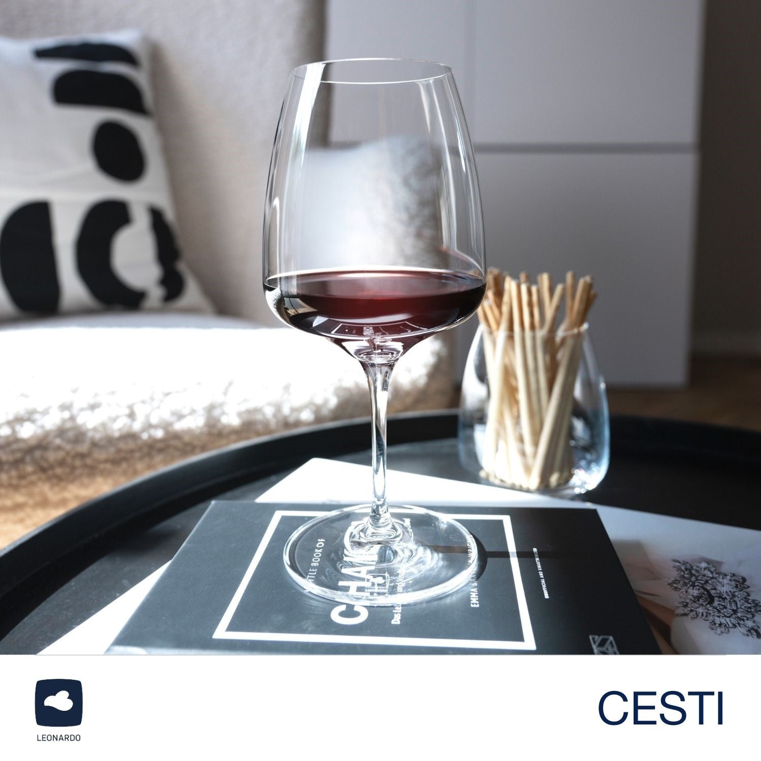 Weinset CESTI 3-teilig + Poliertuch