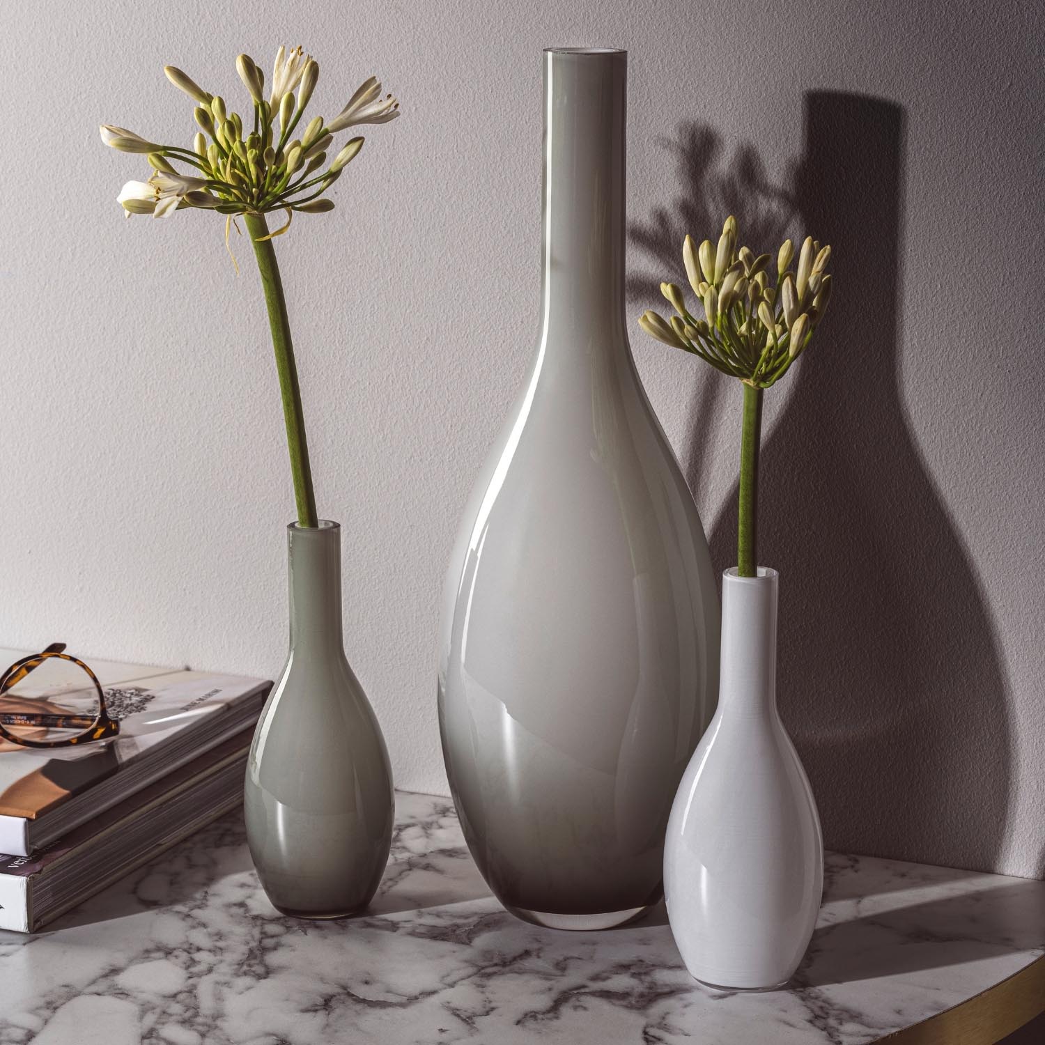 Vase BEAUTY 18 cm weiß