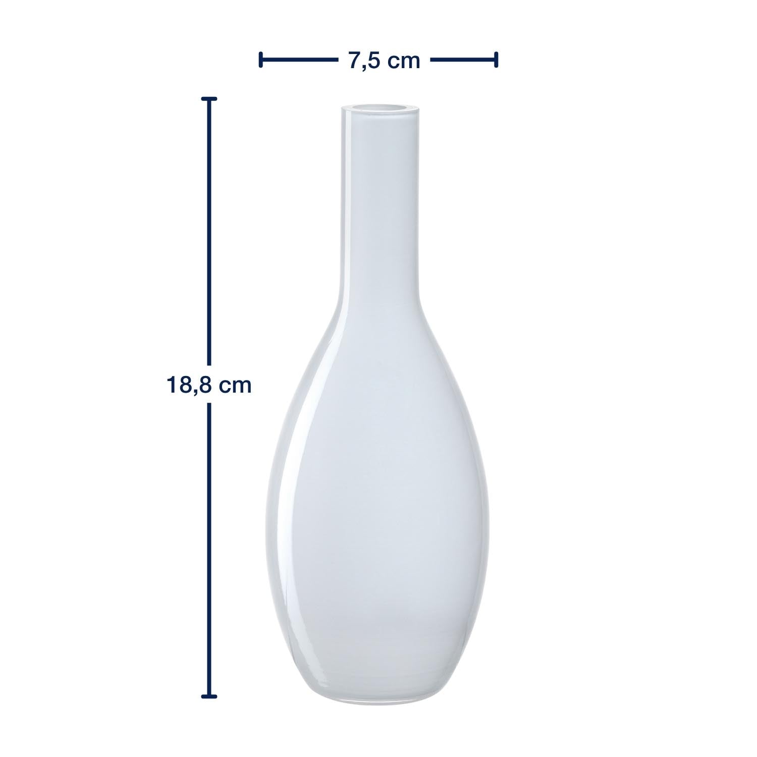 Vase BEAUTY 18 cm weiß