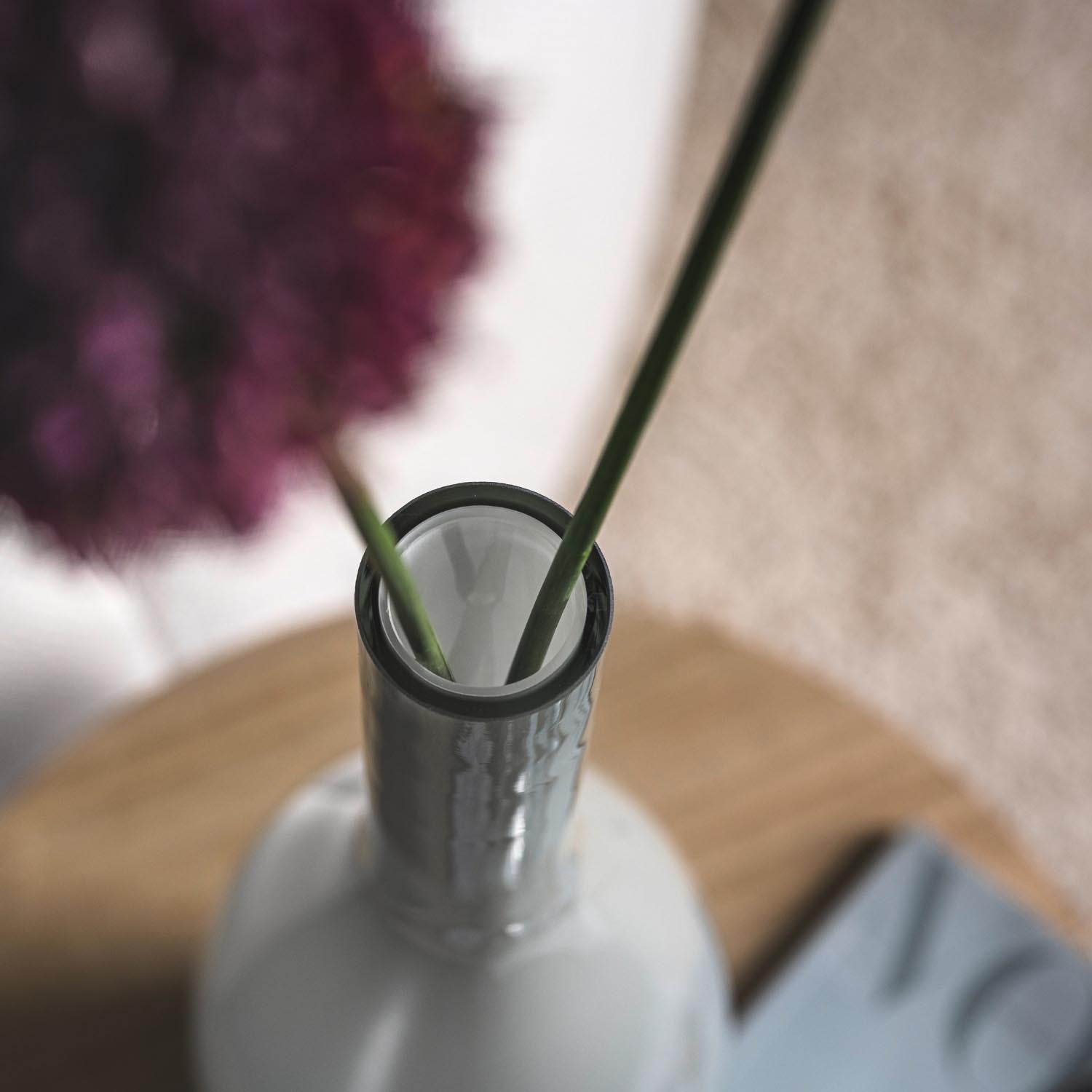 Vase BEAUTY 18 cm grau