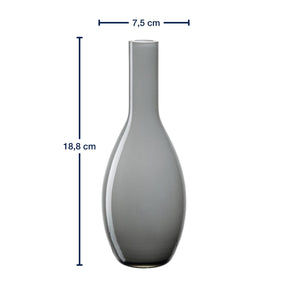 Vase BEAUTY 18 cm grau