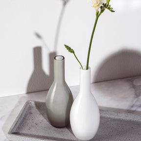 Vase BEAUTY 18 cm grau