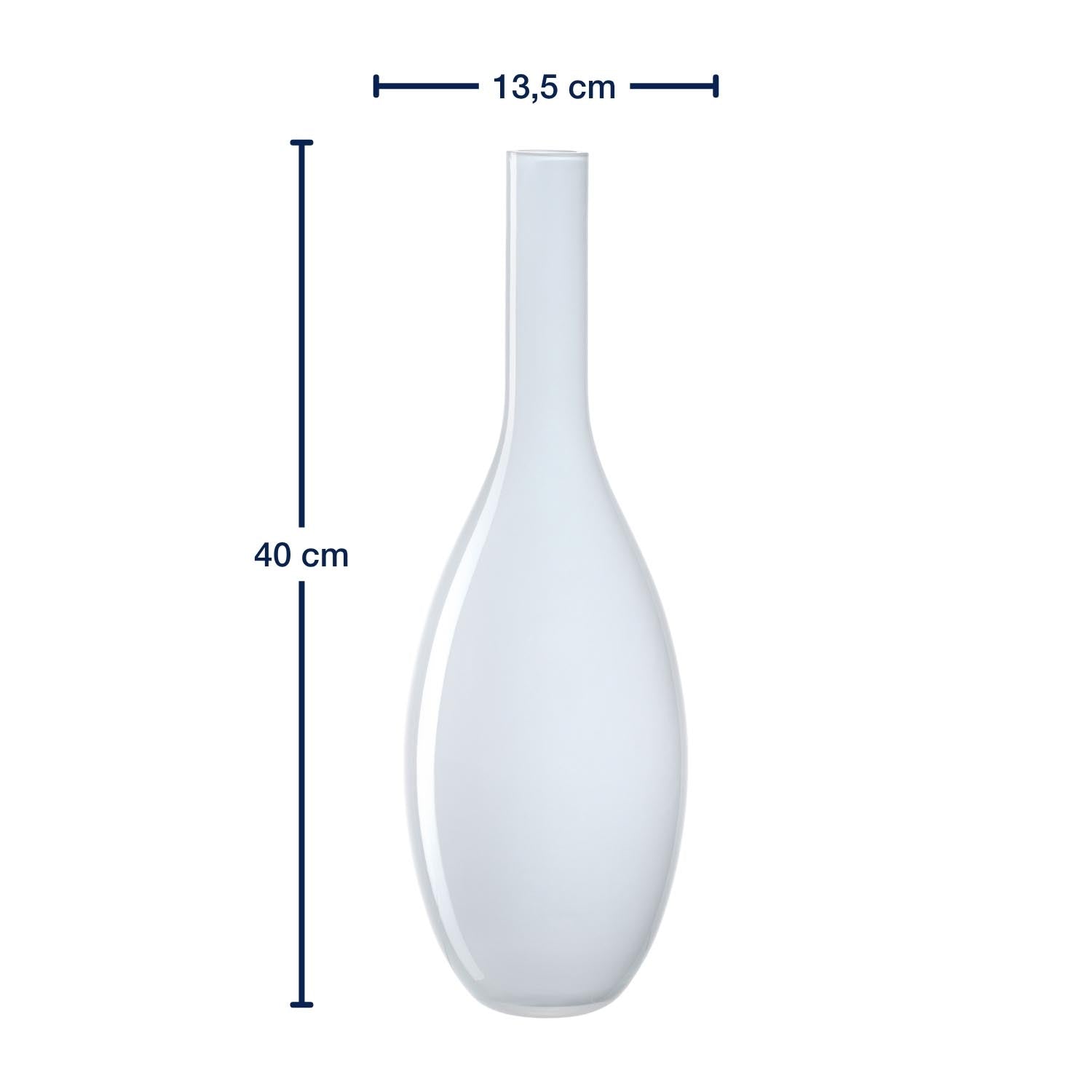 Vase BEAUTY 39 cm weiß