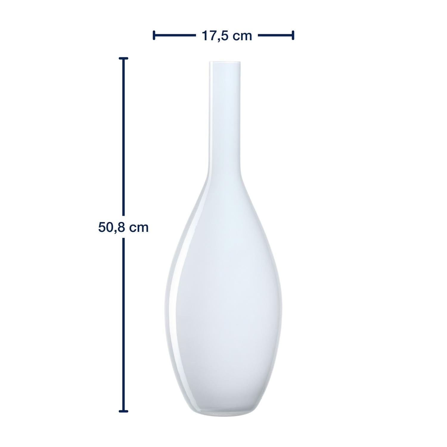 Vase BEAUTY 50 cm weiß