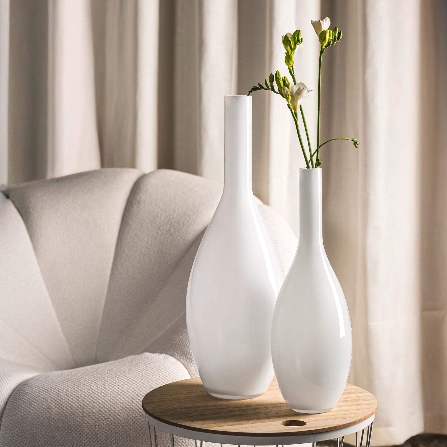 Vase BEAUTY 50 cm weiß