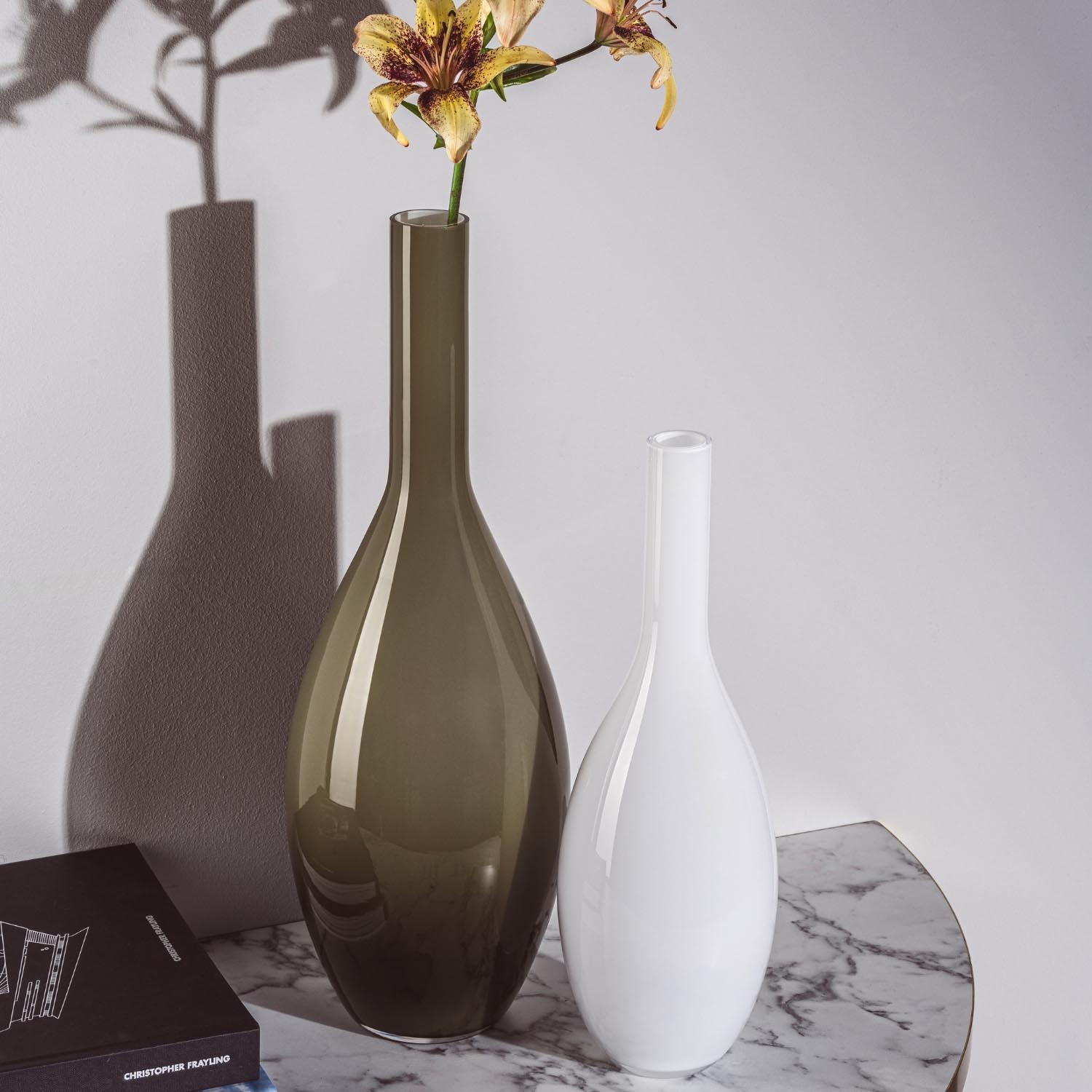 Vase BEAUTY 50 cm braun