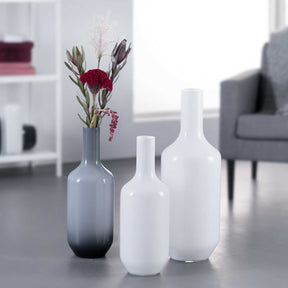 Vase MILANO 50 cm weiß