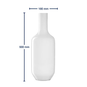 Vase MILANO 50 cm weiß