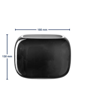 Vase MILANO grau 13 cm x 18 cm x 14 cm