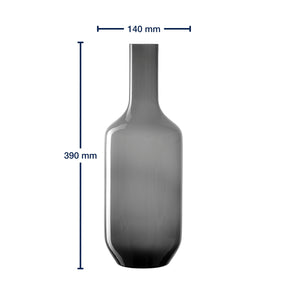 Vase MILANO 39 cm grau
