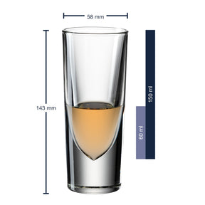 Grappa Becher GILLI 150 ml 6er-Set