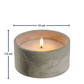 LED Licht SILENZIO Beton 8 cm breit