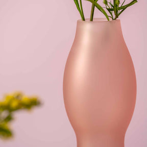 Vase VIVACE 34 cm satiniert rosé