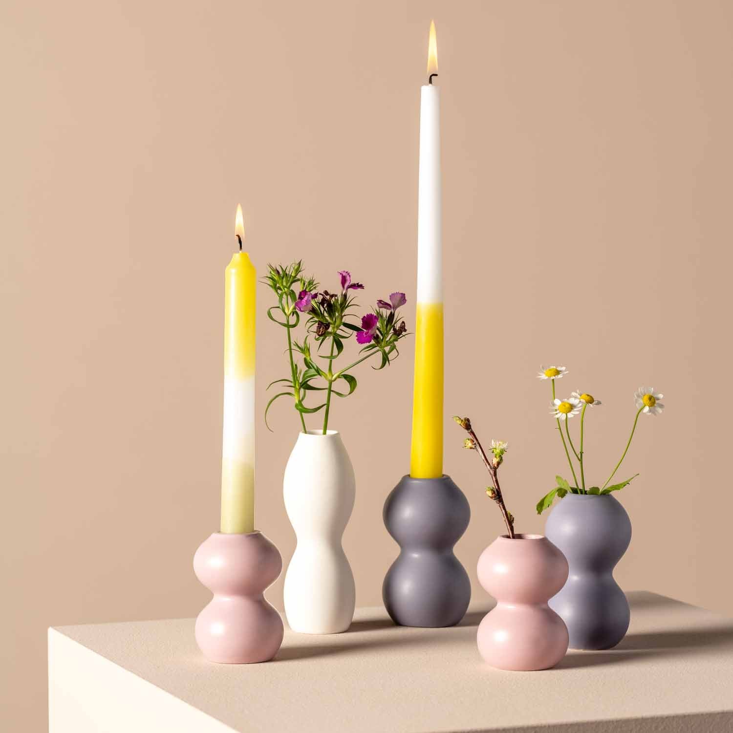 Keramikvase VIVACE 11 cm flieder