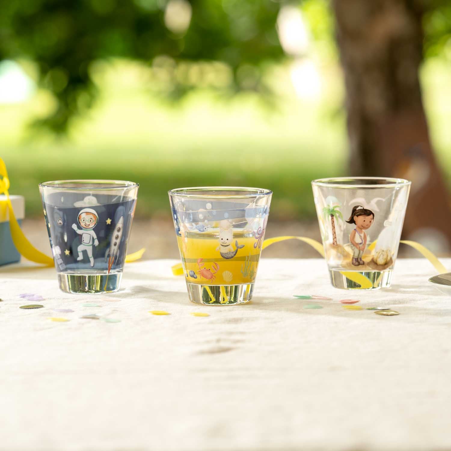 Trinkglas BAMBINI AVVENTURA 215 ml Meer 6er-Set