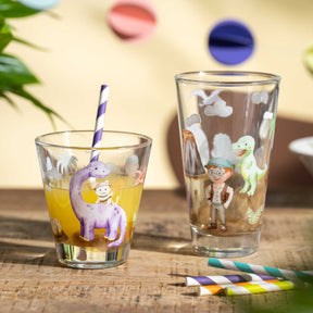 Trinkglas BAMBINI AVVENTURA 300ml Dino 6er-Set