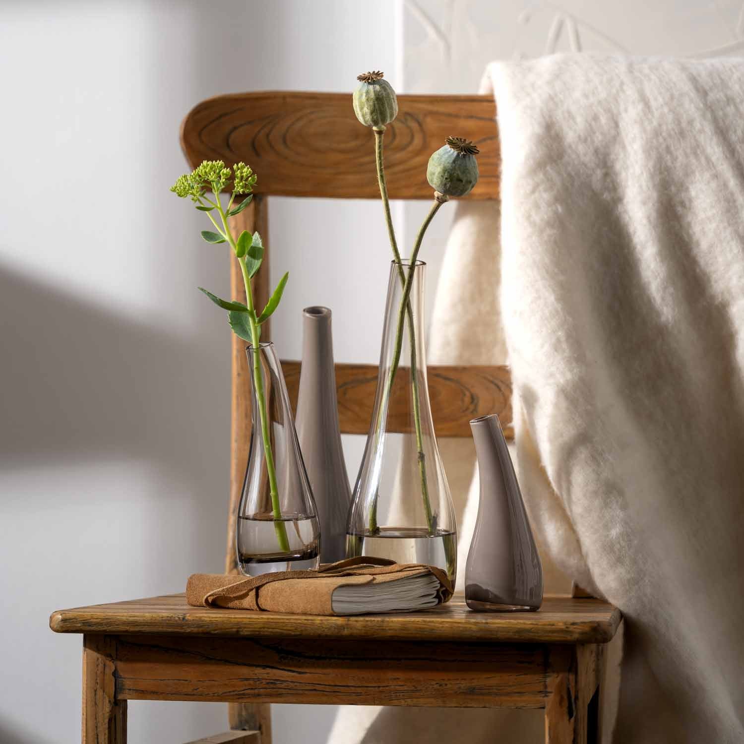 Vase ARCO 25 cm taupe opac