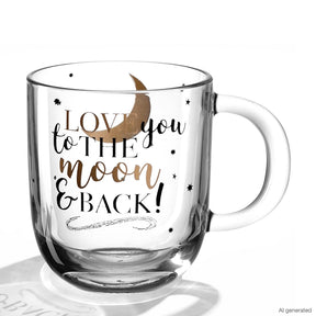Tasse EMOZIONE 400 ml 'Love you to the moon and back'