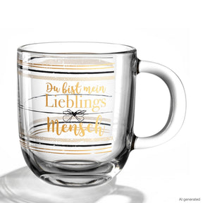 Tasse EMOZIONE 400 ml 'Du bist mein Lieblingsmensch'